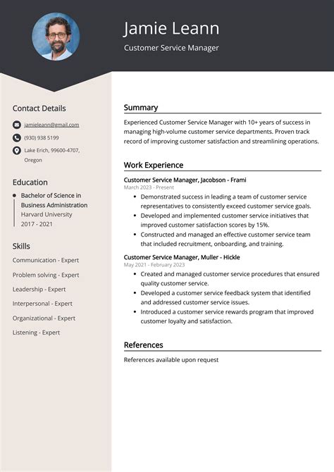 19+ Customer Service Manager Resume Examples .